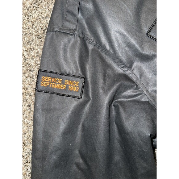 90s Jacket Snap Mens L Patch Logo Schneider National With Linner CHUCK - Picture 4 of 10